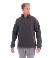 Gents fleece jacket/sweatshirt Horizon with short zipper