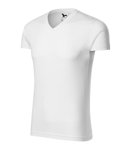 Slim Fit V-neck Gents heavy weight T-shirt